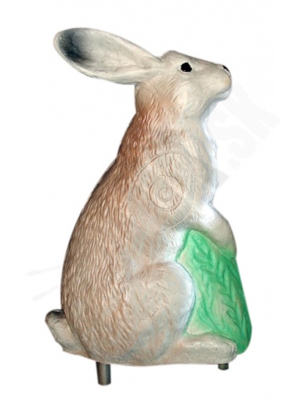 1.7.1.  malý 3D zajačik ELEVEN (hare) / artický biely zajačik (white hare) 40 cm (63061)