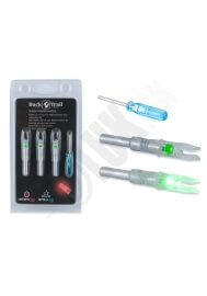 Svietiace končeky na šípy Buck trail lighted nock 3ks  S nock