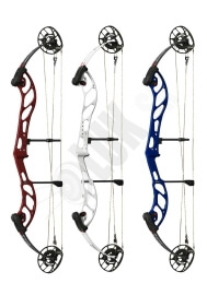 Kladkový luk PSE Supra focus 37 EM short draw a Supra FOCUS RTX 40 SE LD -50-60 lbs biely