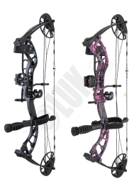 Kladkový luk PSE Uprising čierny/muddy pink  15-70 lbs  310 fps  lovecký set - kompletný set na začiatky loveckej lukostreľby pre deti aj dospelých univerzálne nastaviteľný