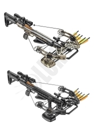 Kladková kuša EK POELANG Accelerator 410+  s rýchlosťou 400 fps pri 200 lbs camo / black (80209,80208)