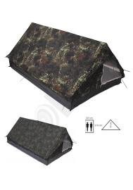 Maskovací a outdoorový nepremokavý stan MFH pre  osoby flectarn/woodland