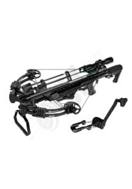 Kladková kuša Centerpoint Amped silent crank 425 fps s tichým kľukovým naťahovačom a sklopným nášľapom (80160)