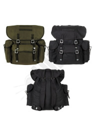 -2. MFH outdoor ruksak Bavlna /Canvas zelený/ čierny OD green 30 L 
