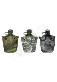 Outdoor plastová flaška 1 liter v púzdre v camo verziách (8726)