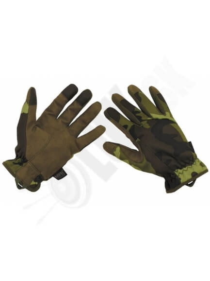 3.7. MFH ľahké lovecké rukavice s maskáčom  CZ M95 s gripom (9028)