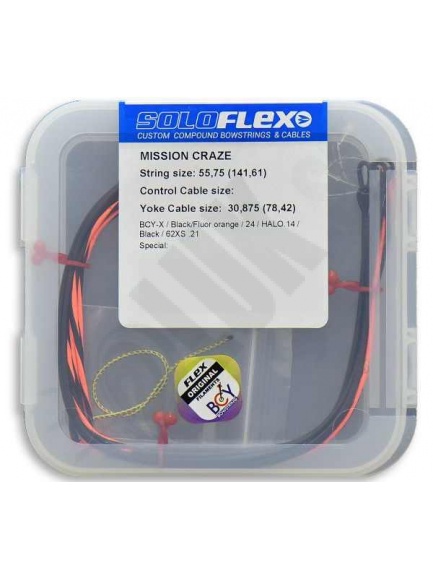 5. Tetiva a káble na kladkový luk Mission Craze SOLOFlex
